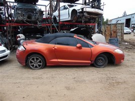 2008 MITSUBISHI ECLIPSE CONVERTIBLE SPYDER GT ORANGE 3.8 AT 203960